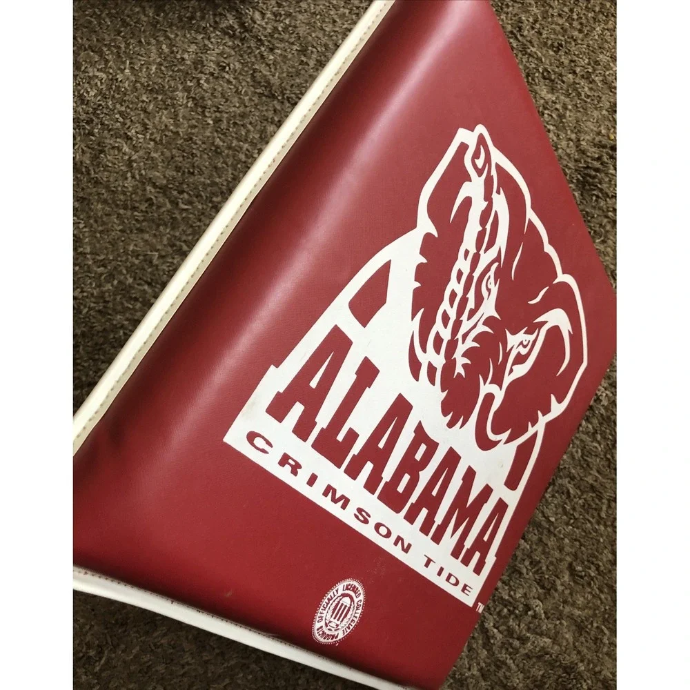 Vintage University of Alabama Stadium Seat Red Cushion Elephant Logo/Roll Tide